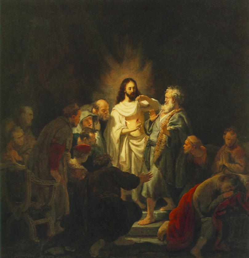 Rembrandt The Incredulity of St. Thomas